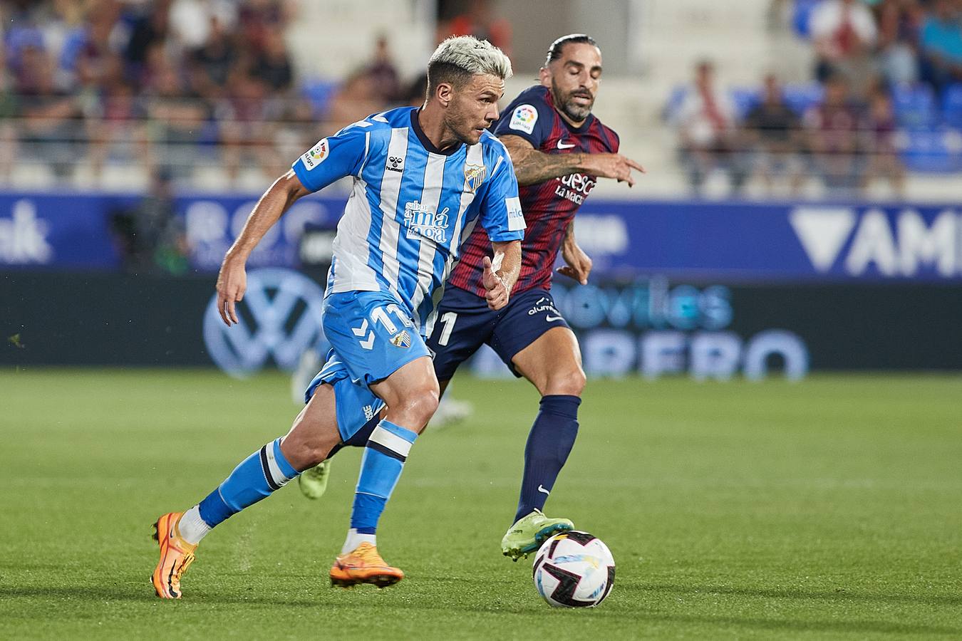 El Málaga ha visitado al Huesca en la quinta jornada. 