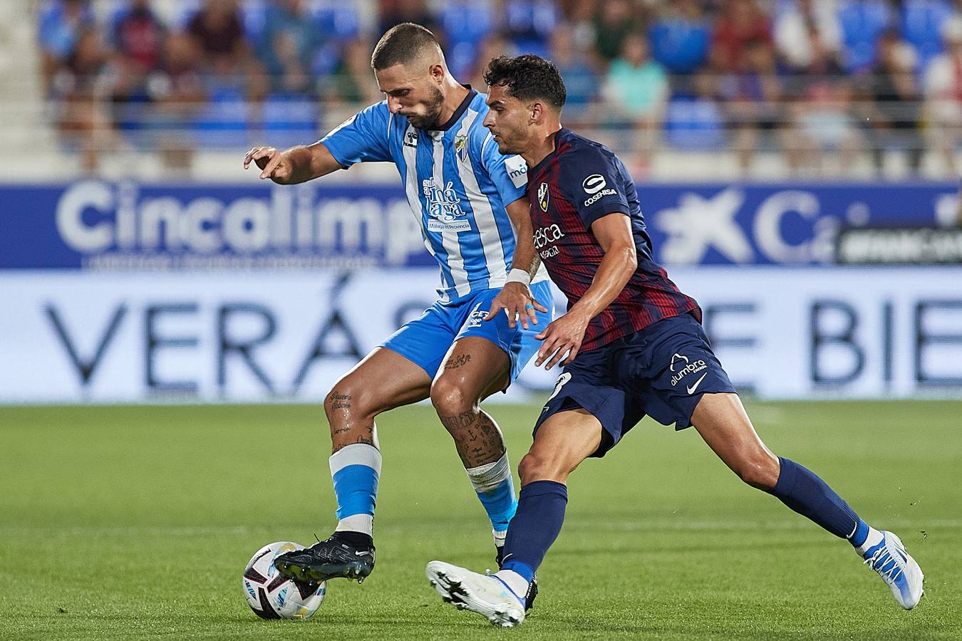 El Málaga ha visitado al Huesca en la quinta jornada. 