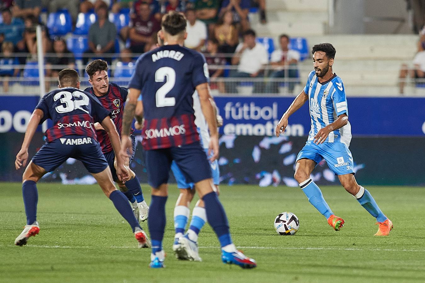 El Málaga ha visitado al Huesca en la quinta jornada. 