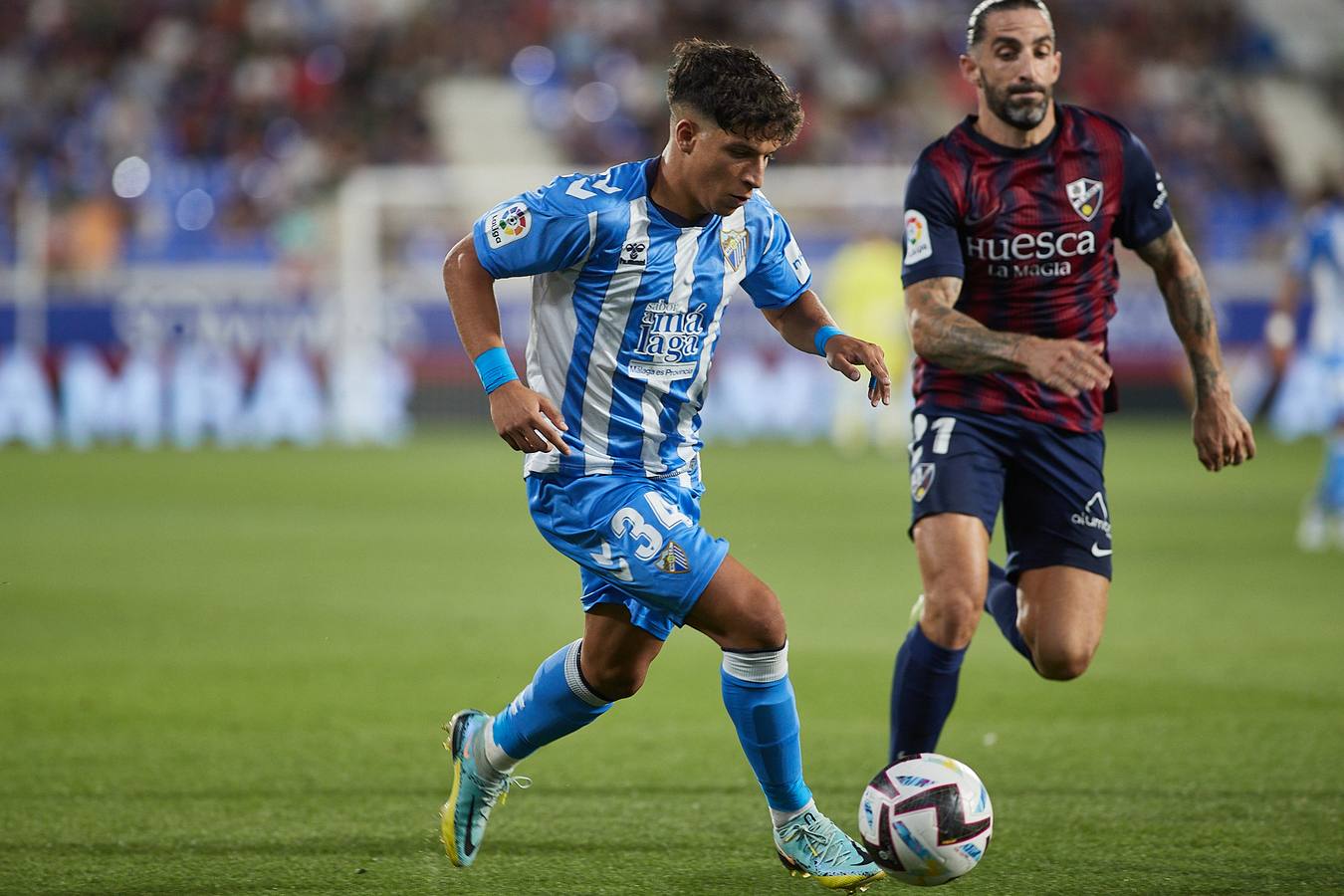 El Málaga ha visitado al Huesca en la quinta jornada. 