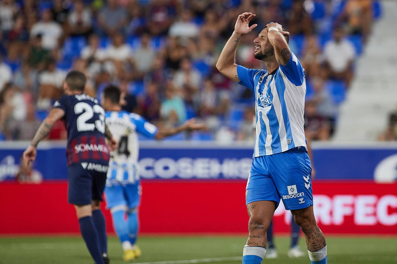 El Málaga ha visitado al Huesca en la quinta jornada. 