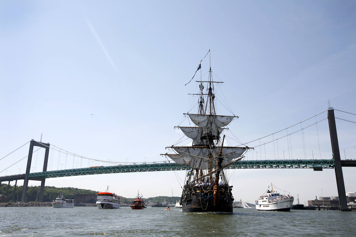 El buque sueco Götheborg podrá visitarse en el Puerto de Málaga. 