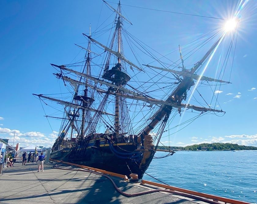 El buque sueco Götheborg podrá visitarse en el Puerto de Málaga. 