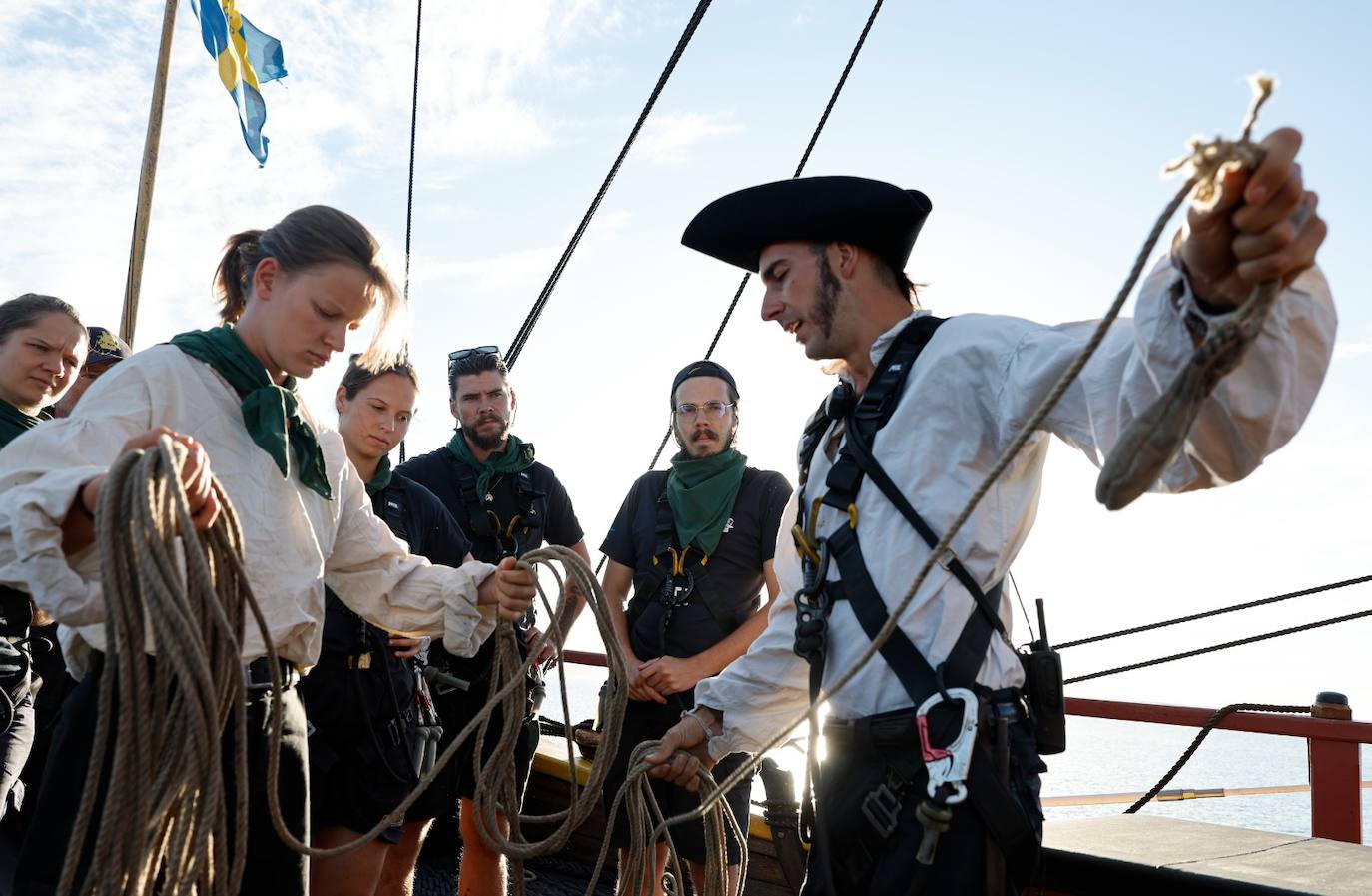 Hará escala en Málaga hasta el 19 de septiembre. Se trata de una réplica del velero de madera oceánico más grande del mundo, y una réplica de un barco de la Compañía Sueca de las Indias Orientales del siglo XVIII, el Götheborg de Suecia, que se hundió en la costa, cerca de Gotemburgo, en 1745. 