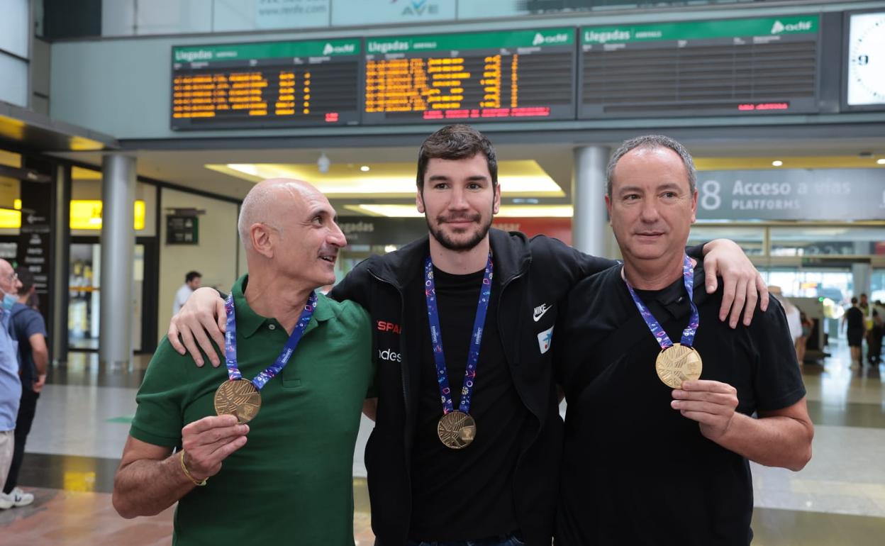 Enrique Salinas, Darío Brizuela y Javi Salvo. 