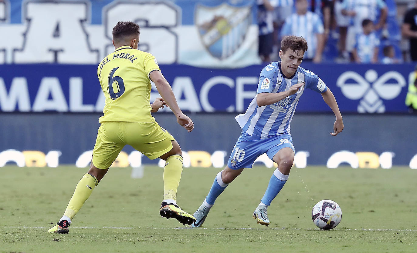 Buen ambiente en La Rosaleda en el estreno de Pepe Mel en el banquillo 