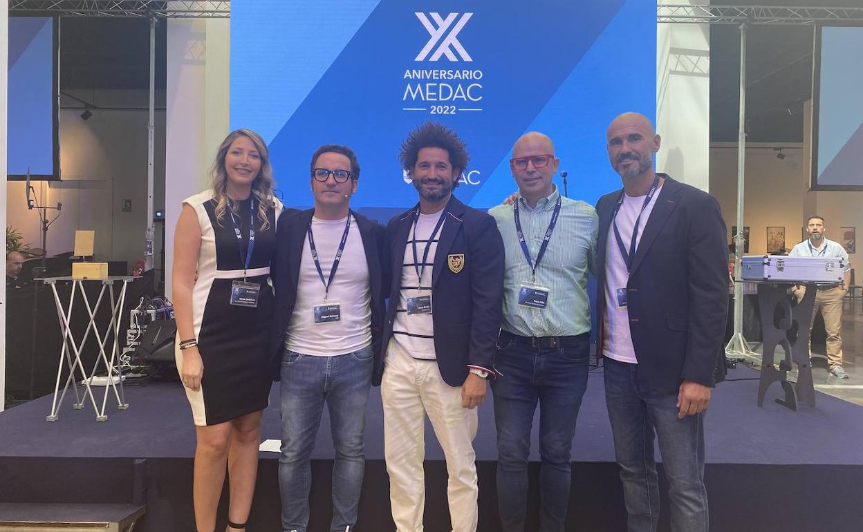 Sonia Ordóñez, Miguel Reinoso, Paco Ávila, Manuel Isla y Manuel Ávila. 