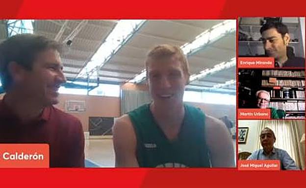 Alberto Díaz, en un momento de la tertulia. 