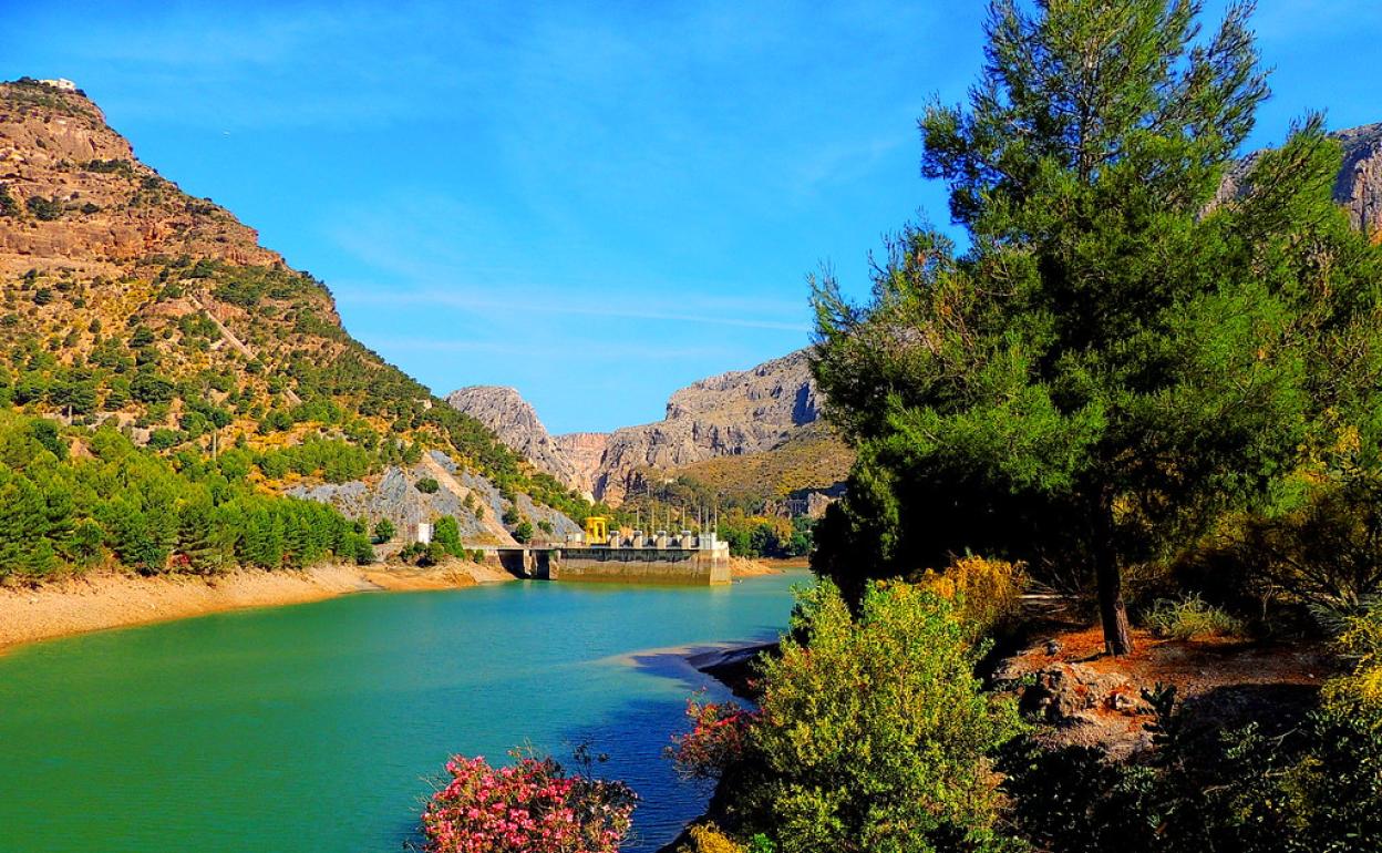 Vista de El Chorro.