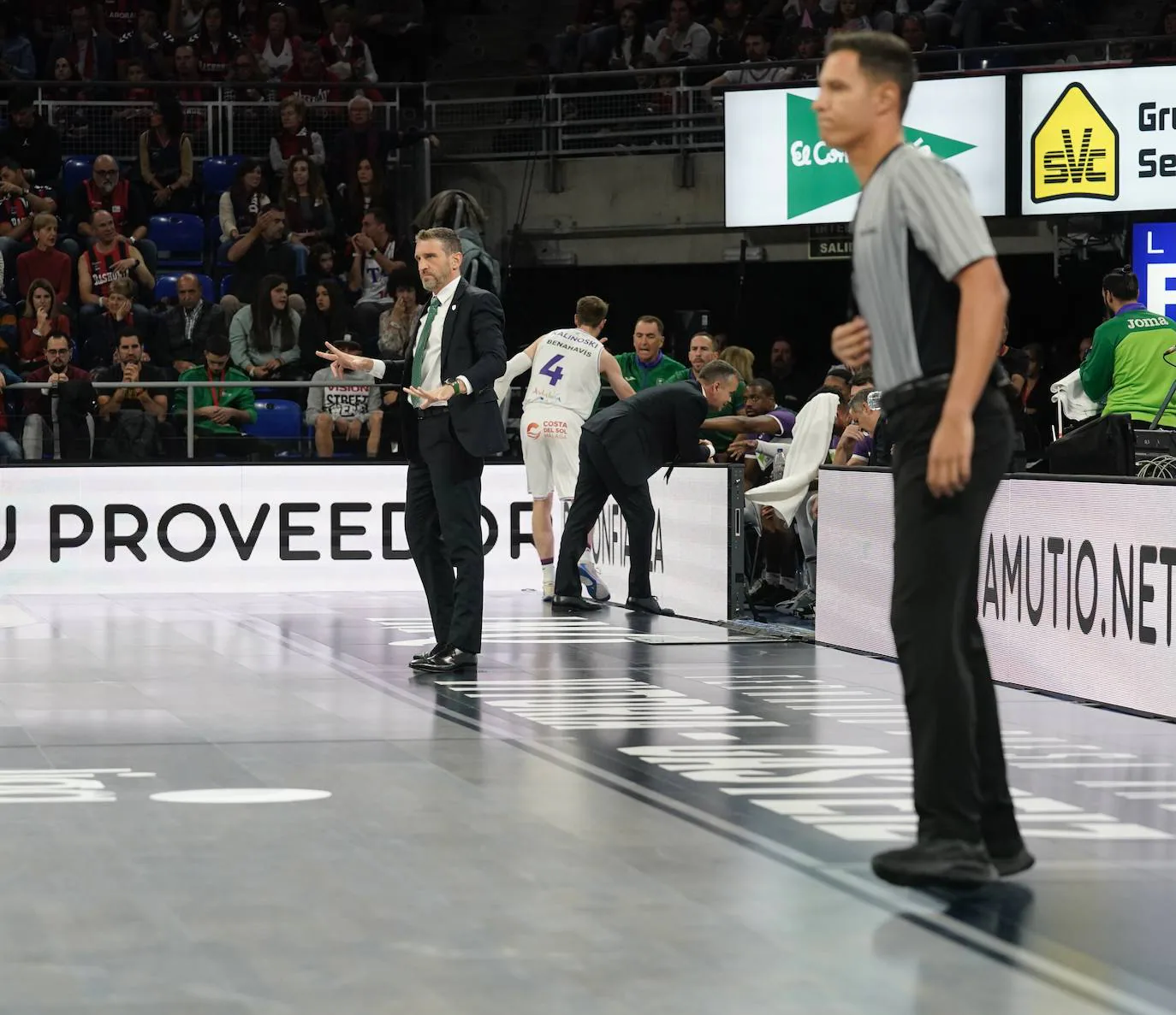 El Unicaja pierde en su visita al Baskonia en la primera jornada de competición. 