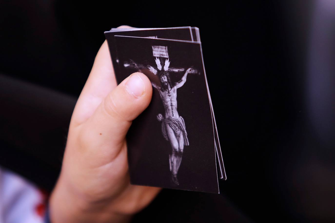 Procesión extraordinaria por el Centro de Málaga del Cristo de la Agonía. 