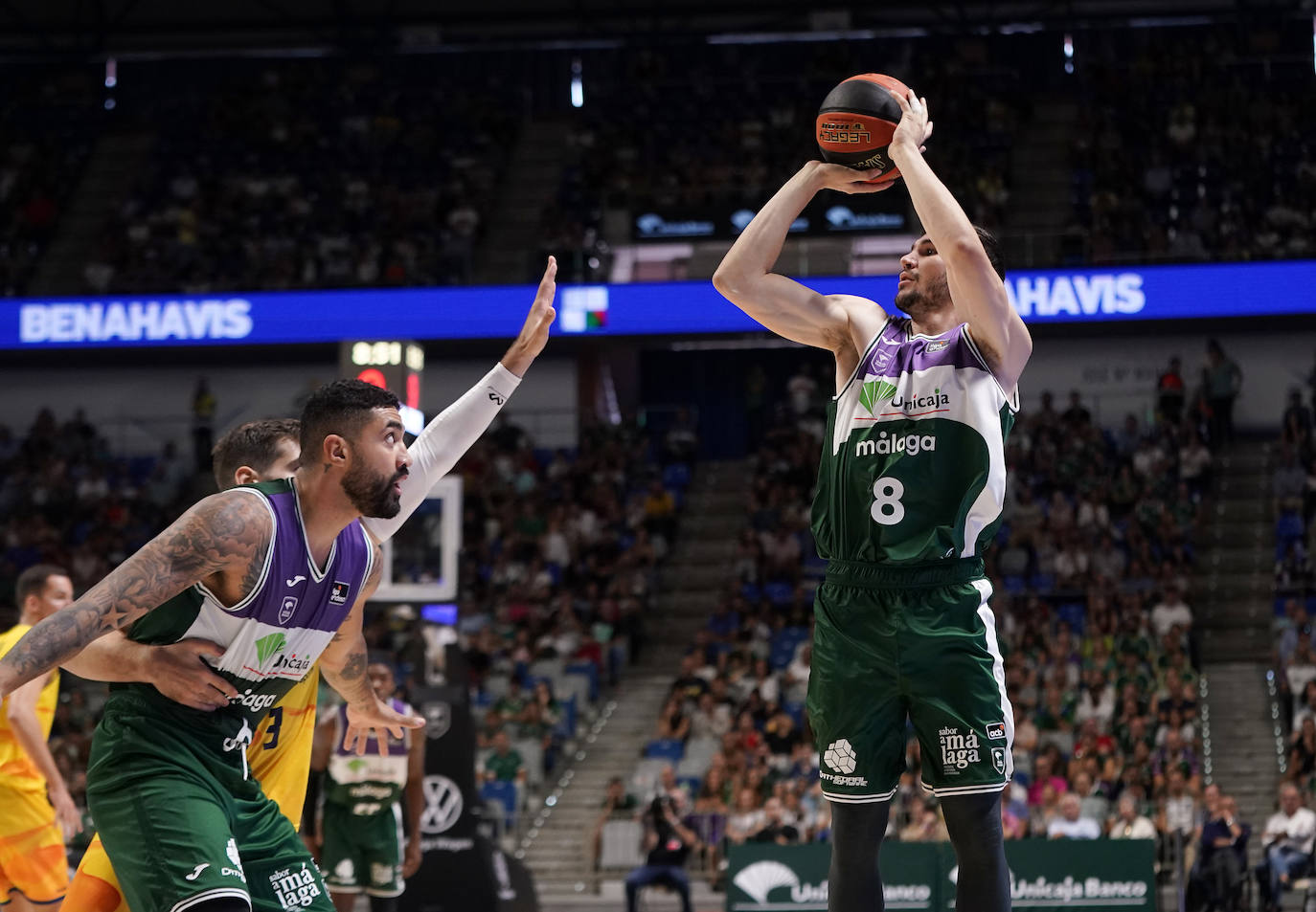 El Unicaja suma su primer triunfo de la temporada. 