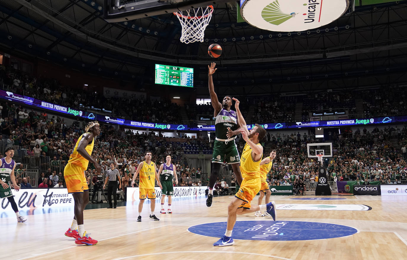 El Unicaja suma su primer triunfo de la temporada. 