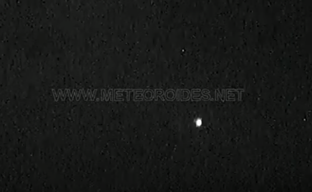 Imagen de archivo de otra bola de fuego divisada este 30 de junio en Andalucía. / PROYECTO SMART 