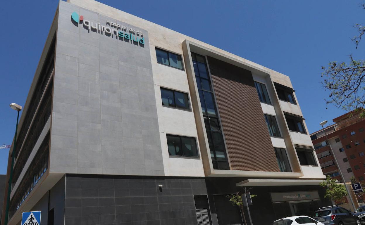 Fachada del hospital de día de Quirónsalud Málaga. 