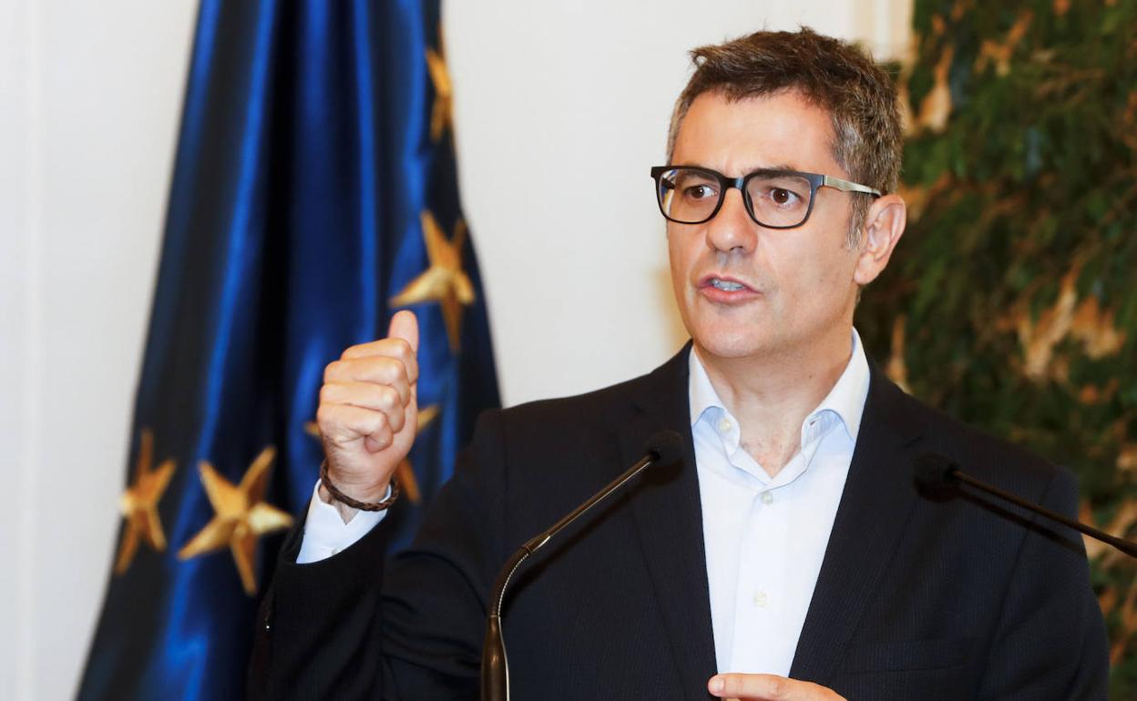 El ministro Félix Bolaños. 