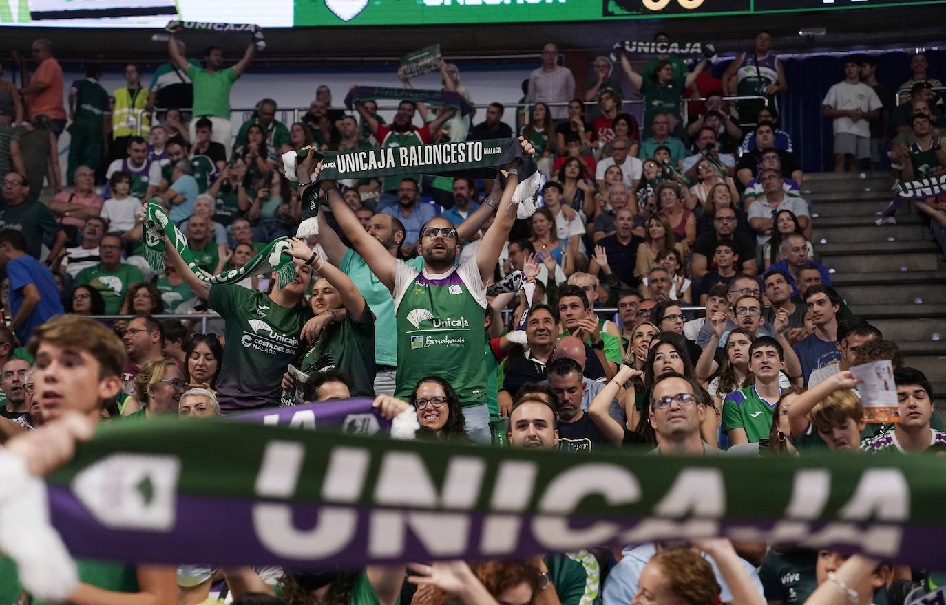 El cuadro malagueño se ha medido este domingo al Real Madrid arropado por un Martín Carpena lleno