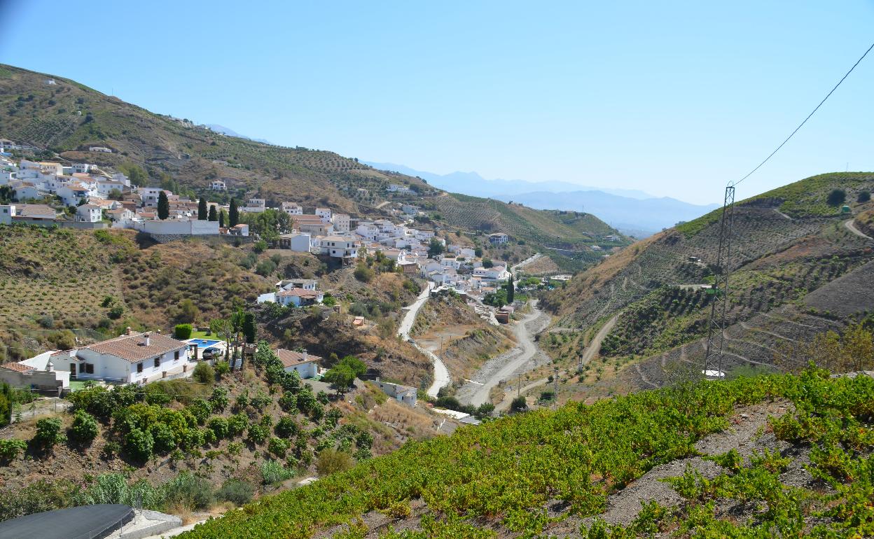 Imagen del casco urbano de El Borge. 