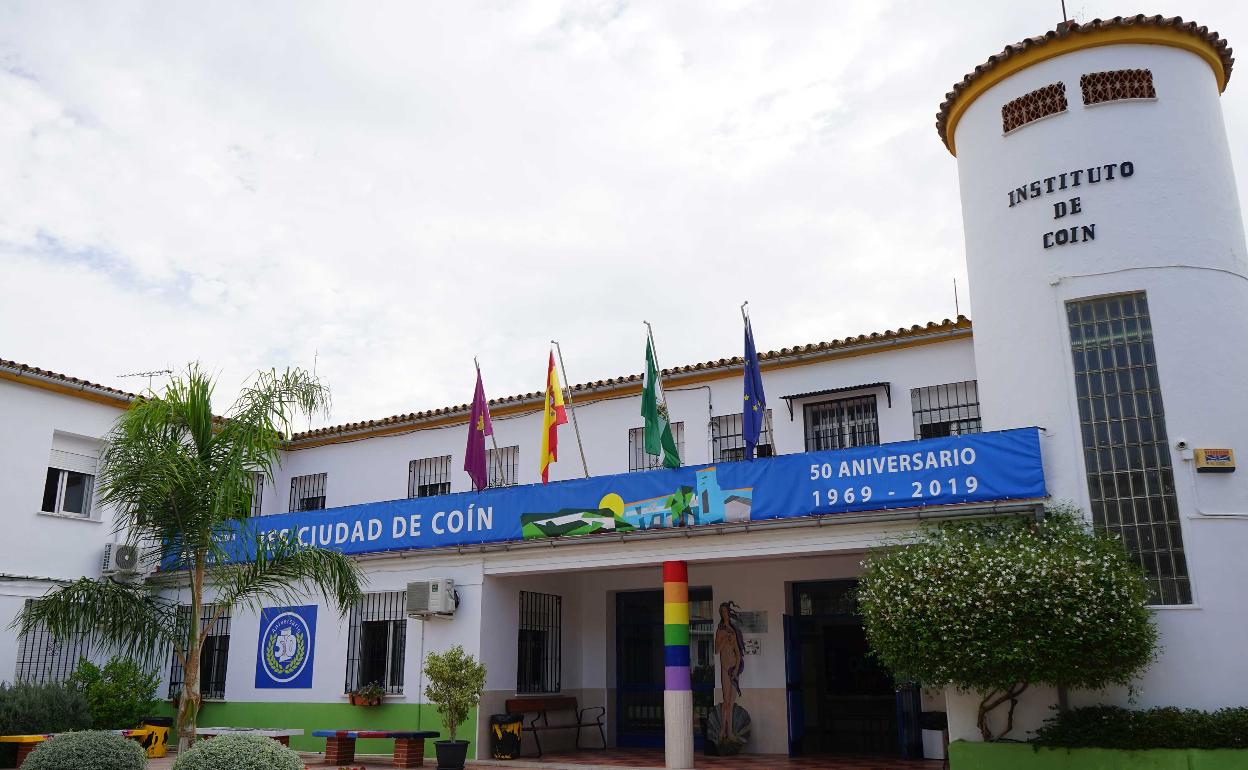 IES Ciudad de Coín, donde ha estudiado una de las alumnas premiadas. 