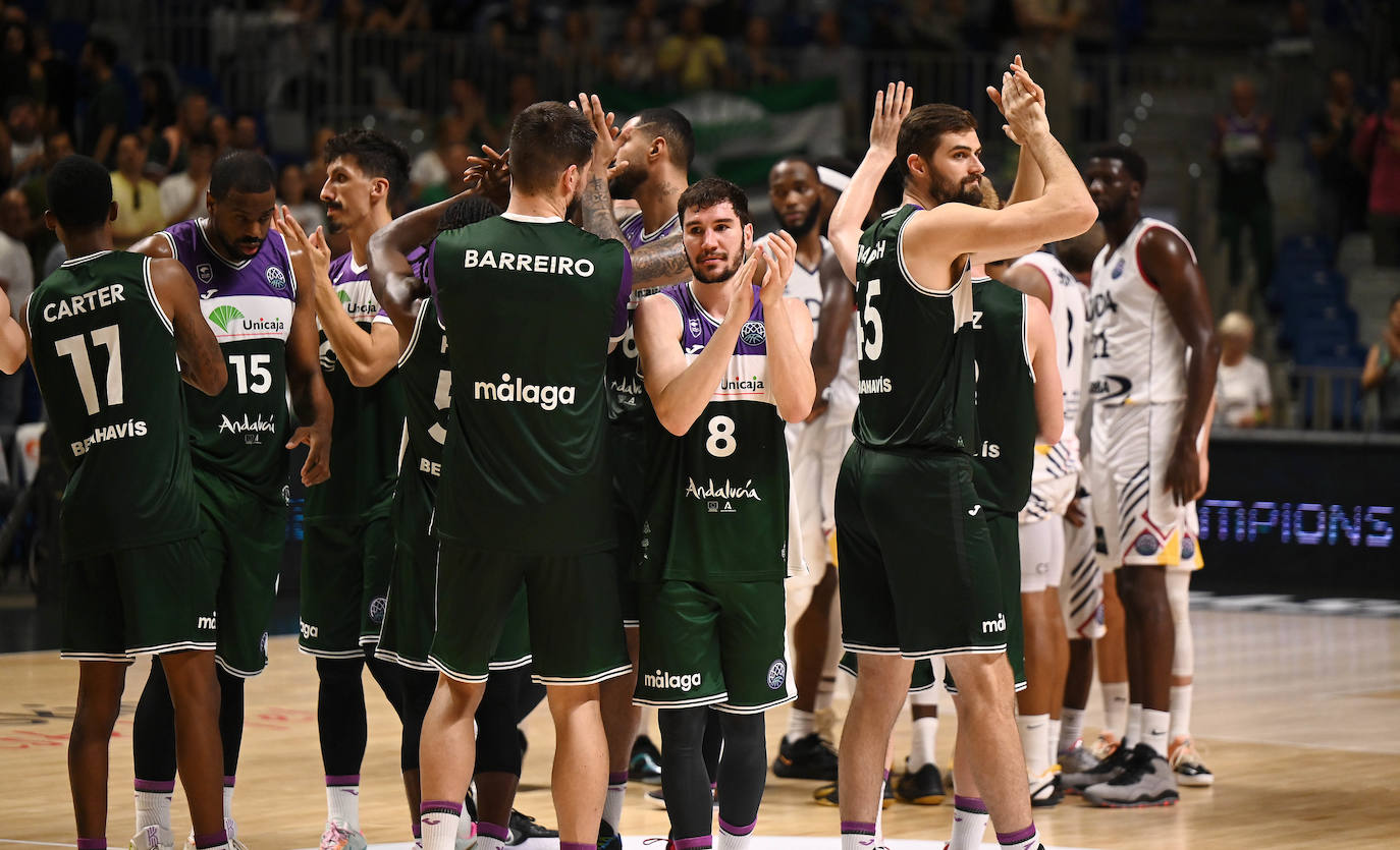 El Unicaja gana al Dijon en la Champions (88-68). 