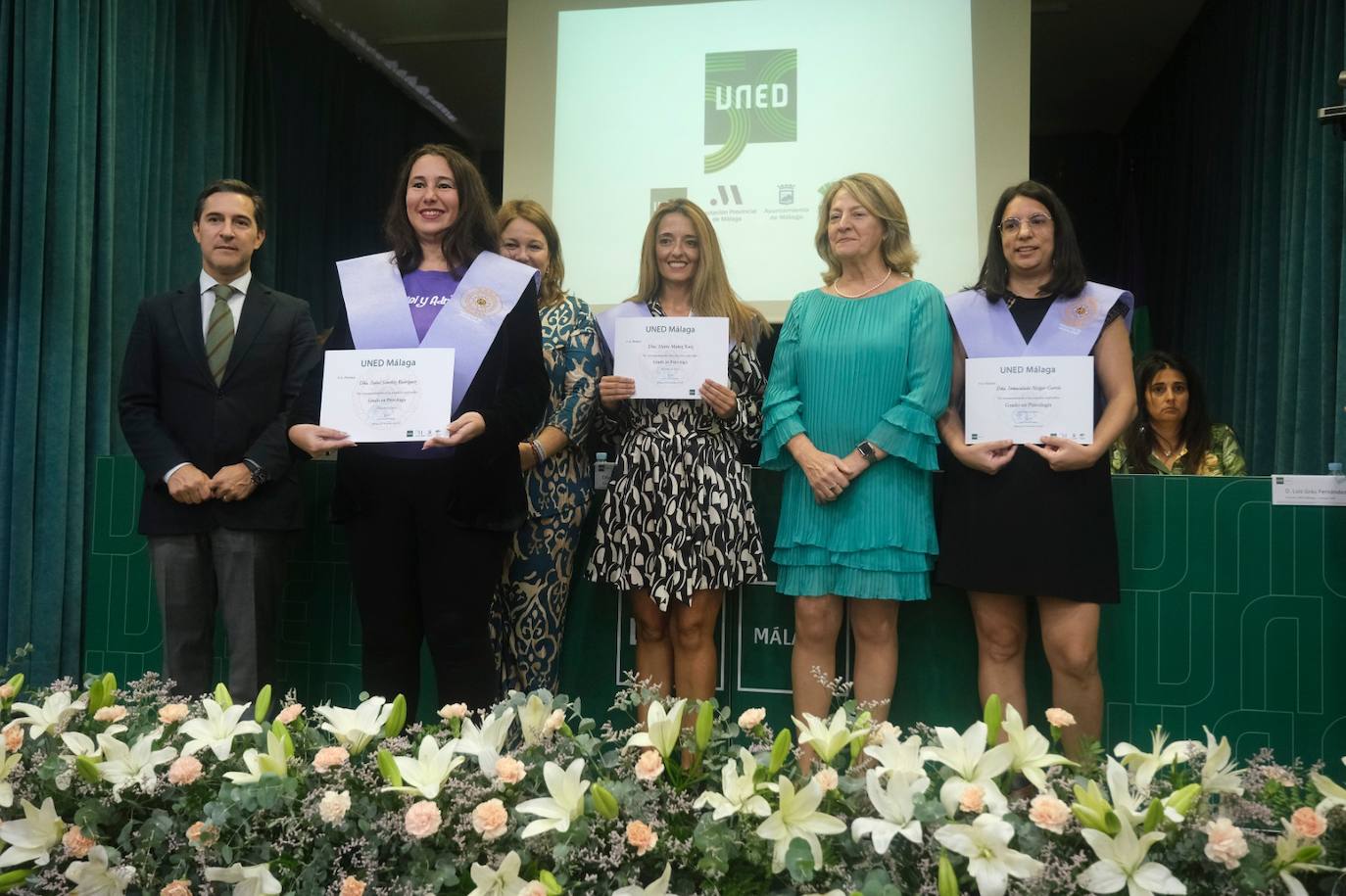 Inauguración del nuevo curso académico en la UNED de Málaga. 