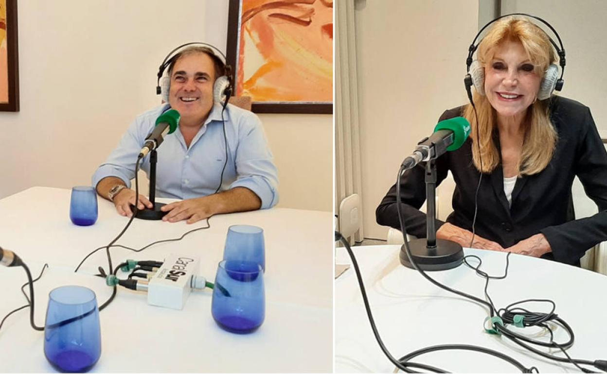 Jesús Becerra y Carmen Thyssen, los dos invitados de esta semana. 