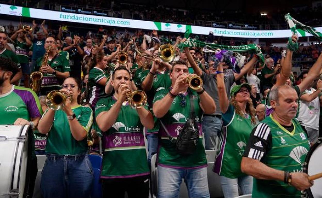 Una imagen actual de la banda en el Martín Carpena. 