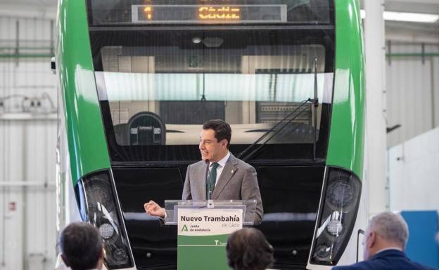 Moreno, en la inauguración del tranvía 