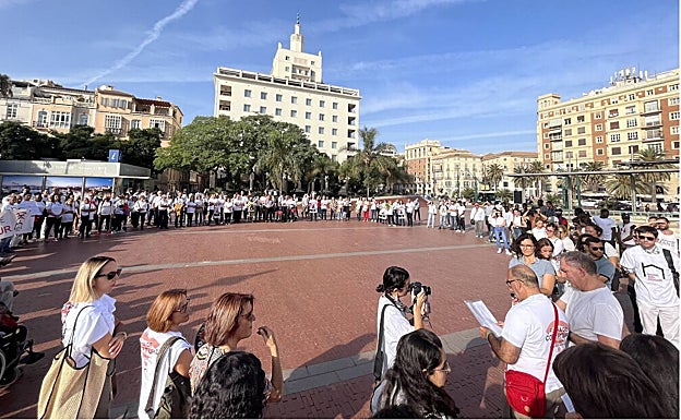 Acto celebrado en la plaza de la Marina. 