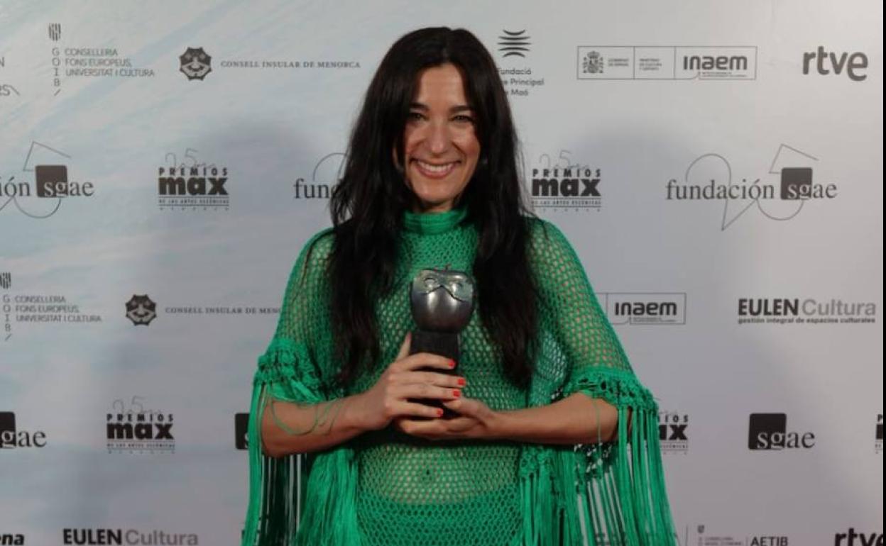 García loró el Premio Max al mejor espectáculo revelación