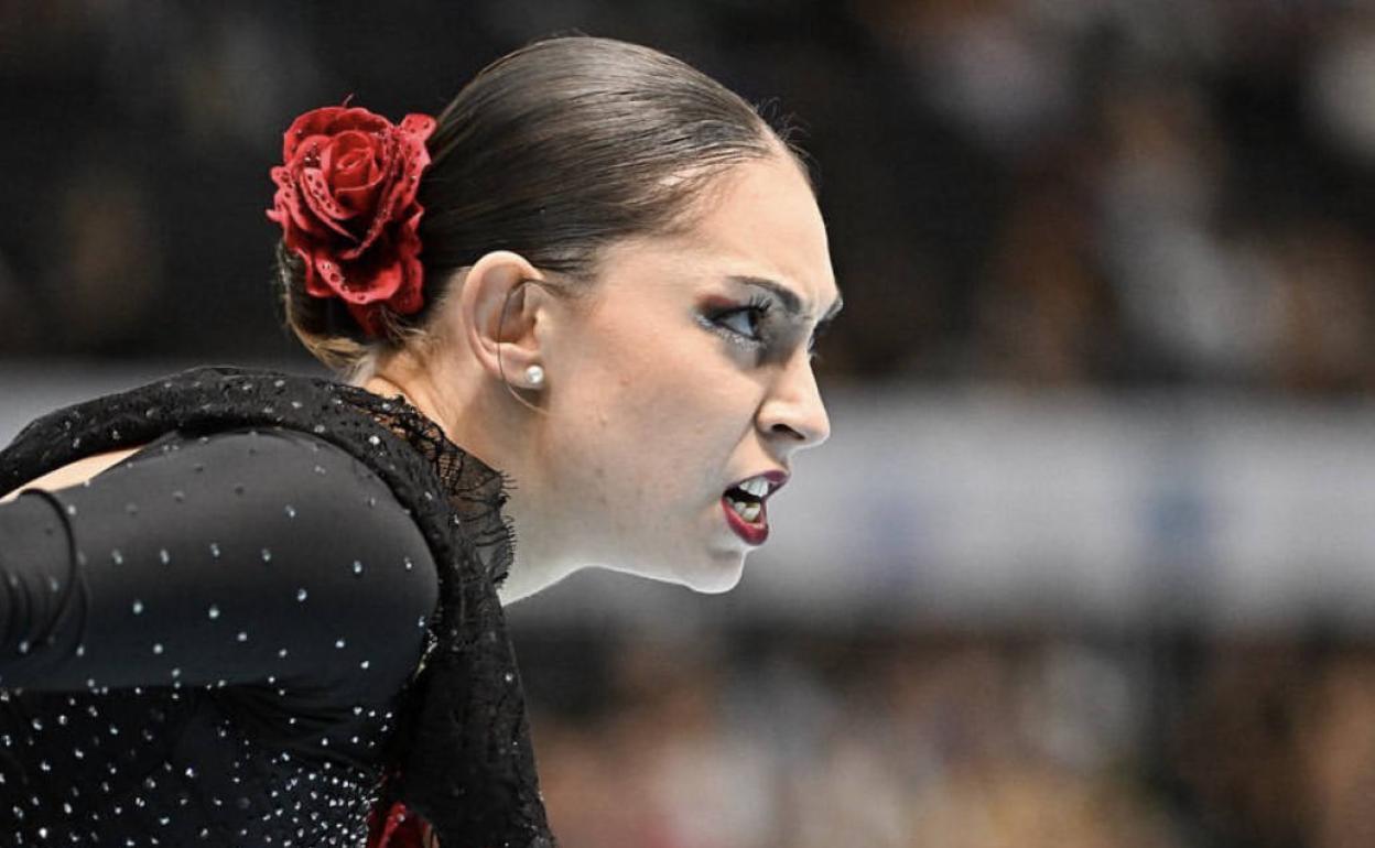 Natalia Baldizzone, durante la prueba de la final en Buenos Aires. 