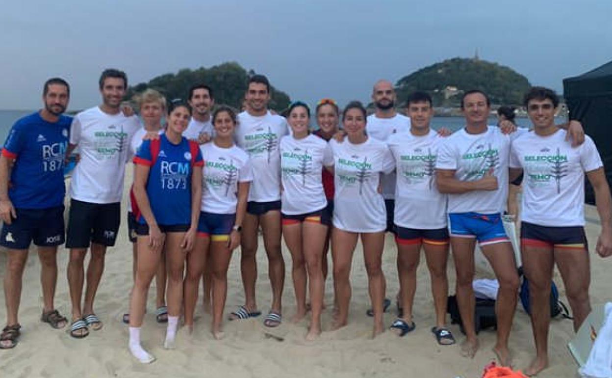 Algunos de los representantes andaluces en el Campeonato de Europa. 