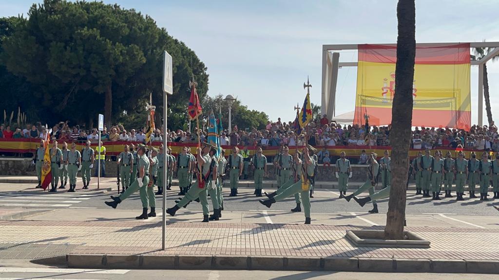 Más de 400 personas participan en un acto que contó con más de 300 legionarios de los tercios de Ronda y Viator