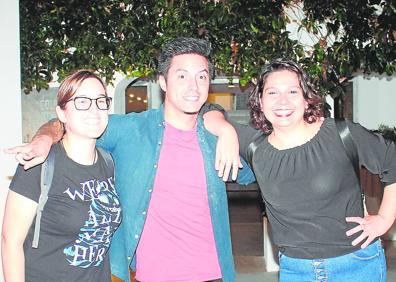 Imagen secundaria 1 - En la primera foto, Álvaro Pérez, Isabel Romero, Daniel Díaz y Álvaro Campos. En la segunda foto, Noemí Martos, Dani Zattara y María Castillo. En la última foto, Carla Olivetti y René Mateo.