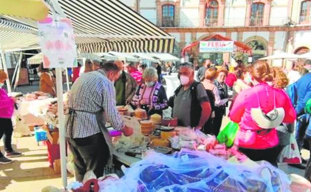 La Plaza Ochavada acogerá un mercado de productores locales el sábado. 