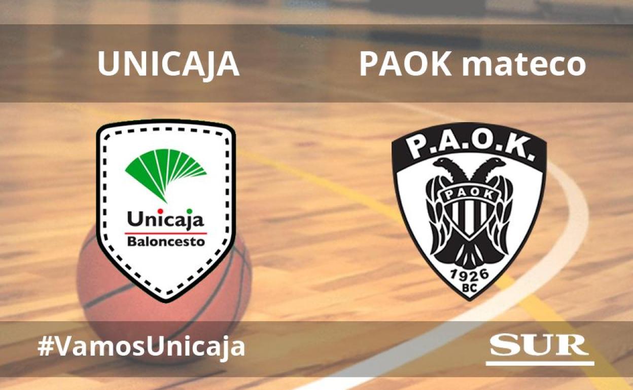 Unicaja-PAOK  partido de la Basketball Champions League, en directo por 101tv a las 20.30 horas