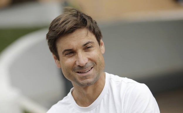 David Ferrer, durante la charla con SUR. 