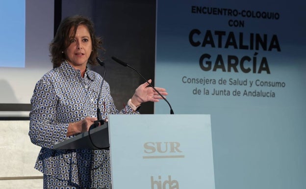 Un momento de la intervención de Catalina García. 