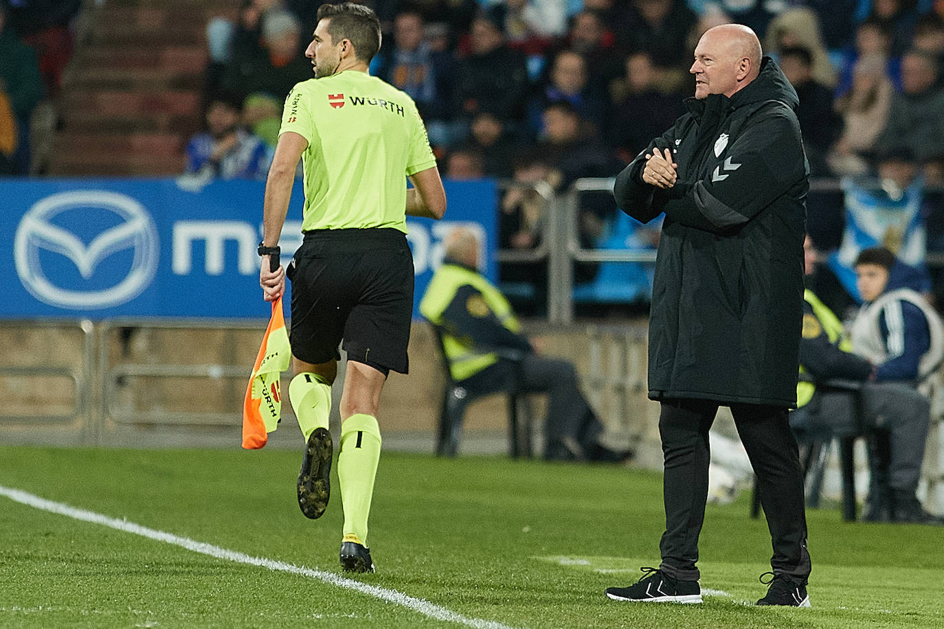 El Málaga abrió el marcador en el minuto 79, pero el Zaragoza empató poco después 