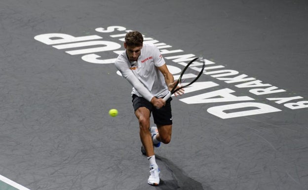 Pablo Carreño, el número uno español, este domingo. 