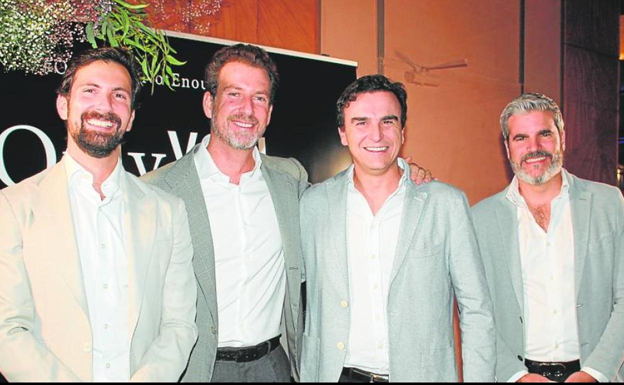 Javier Ardid, Jaime Ardid, Abel Matutes y Jesús Sobrino.