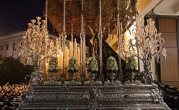 La Virgen de la Soledad, el pasado Viernes Santo. 