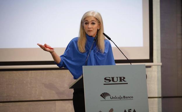 Patricia del Pozo, durante su intervención. 