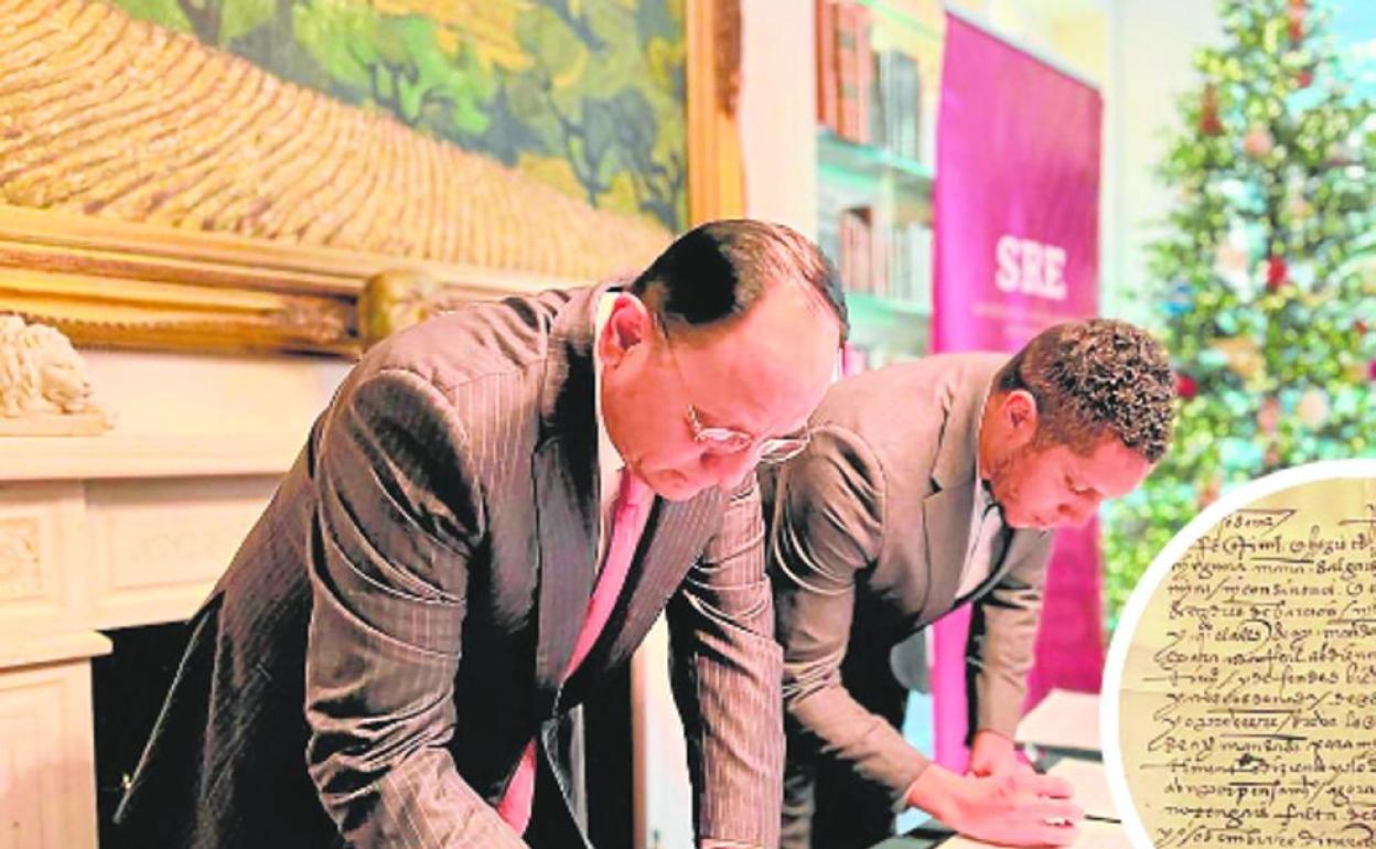 Nueva York devuelve la carta robada de Hernán Cortés