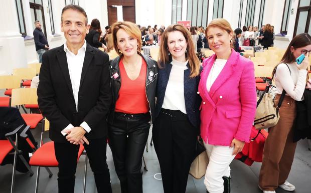 Imagen principal - Francisco Orellana, Virginia Calvo, Gema Casquero y Virginia Jiménez. Mar González, Laura Domínguez y Elvira Casquero. Blanca Torres y Santiago Vázquez.