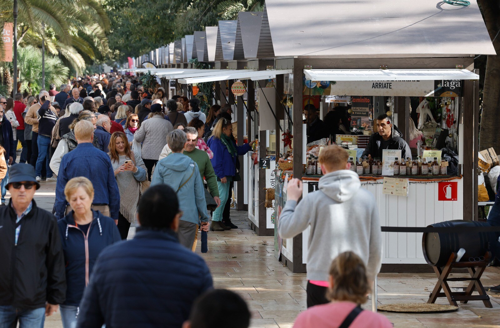 Fotos: Inauguración de una nueva edición de la Feria Sabor a Málaga en el Parque