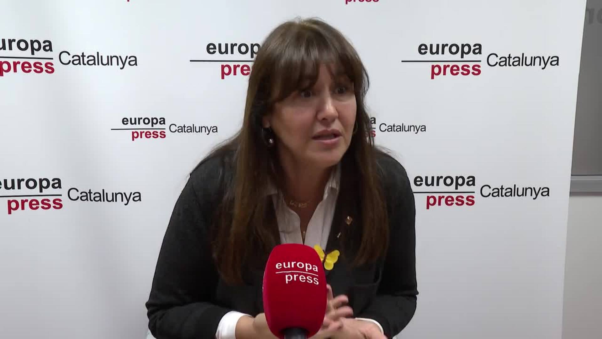 Laura Borràs: "No me voy y no me iré"