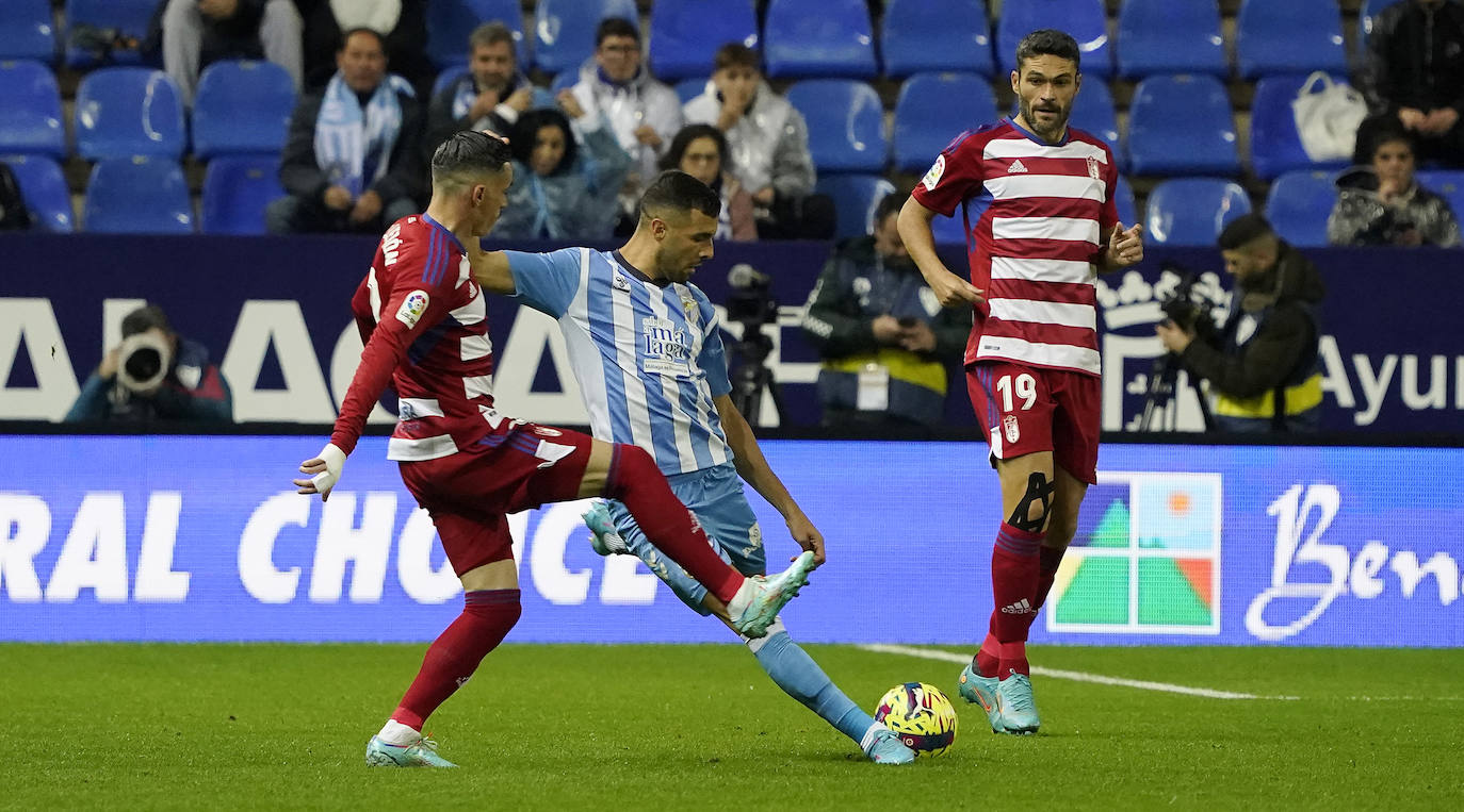 Partido de la Jornada 16 de LaLiga Smartbank, disputado en La Rosaleda