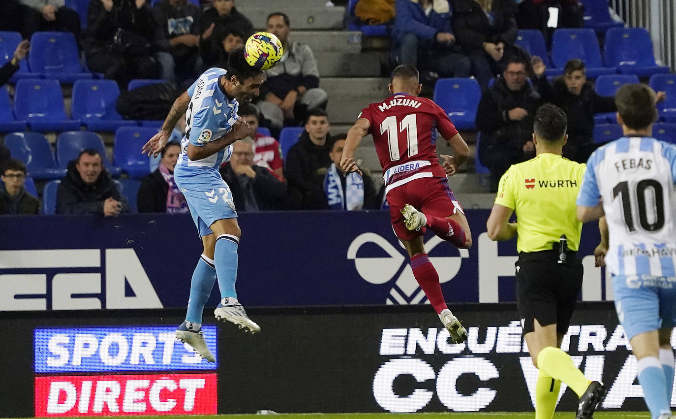 Partido de la Jornada 16 de LaLiga Smartbank, disputado en La Rosaleda