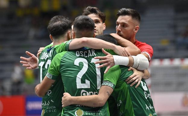 Celebración de un gol del equipo 